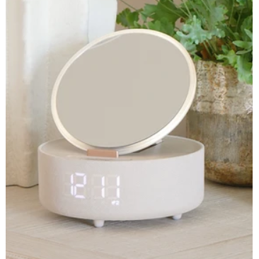 Glow - Clock, Mirror, Speaker and Wireless Charger