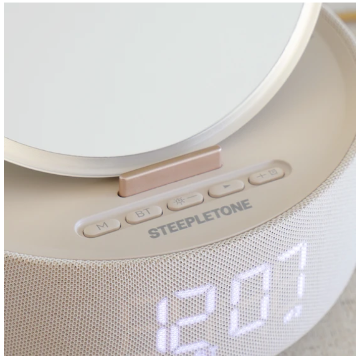 Glow - Clock, Mirror, Speaker and Wireless Charger