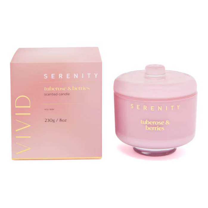 Vivid Tuberose And Berries Candle