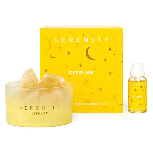 Energise & Citrine Crystal Potpourri and Oil