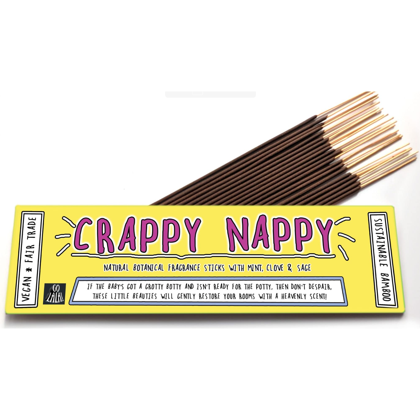 Fragrance Sticks - Crappy Nappy Funny Smells - 20 Sticks per Pack