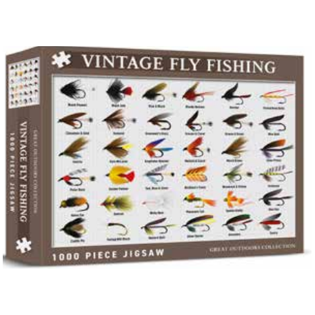 Great Outdoors Collection Vintage Fly Fishing 1000 Piece Jigsaw