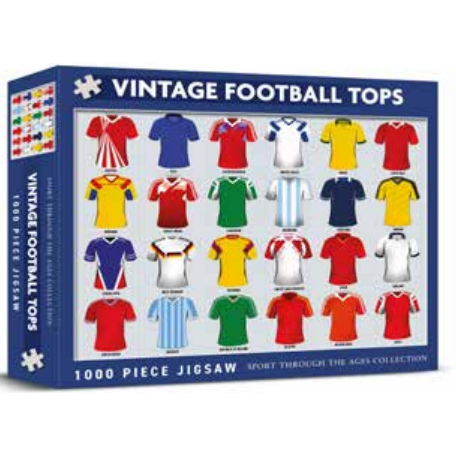Vintage Football Tops 1000 Piece Jigsaw