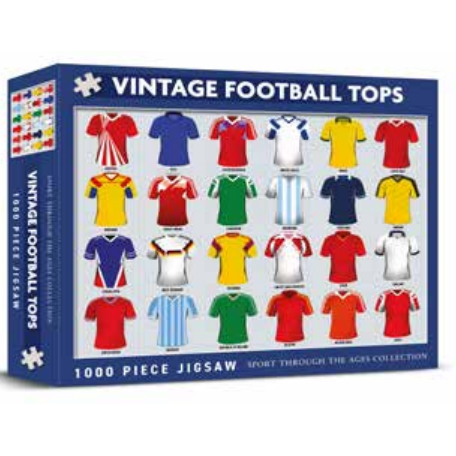 Vintage Football Tops 1000 Piece Jigsaw