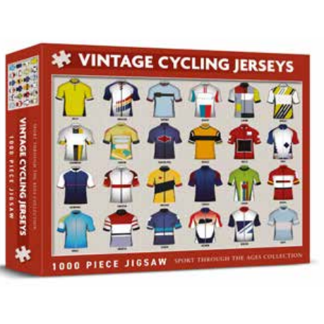 Vintage Cycling Jerseys 1000 Piece Jigsaw
