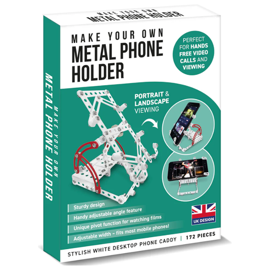 Make Your Own White Metal Phone Holder Construction Kit