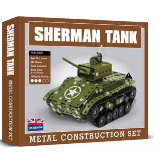 Sherman Tank Metal Construction Set