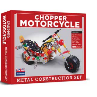 Chopper Motorcycle Metal Construction Set