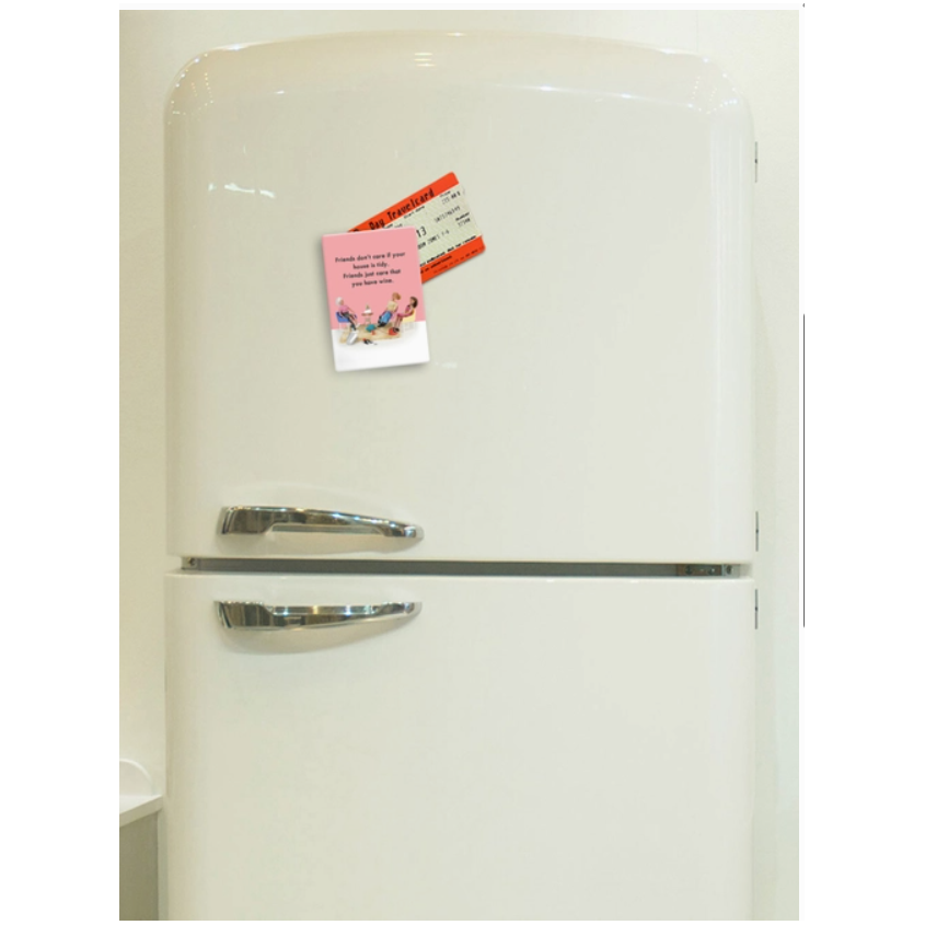 Friends Don't Care Fridge Magnet