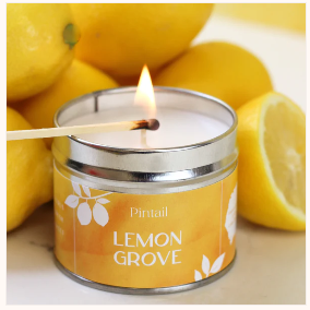 Lemon Grove Classic Tin Candle