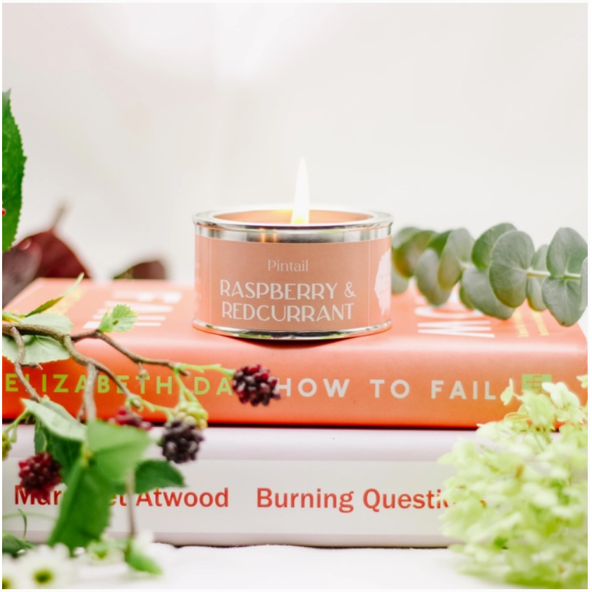 Raspberry And Redcurrant Paint Pot Candle
