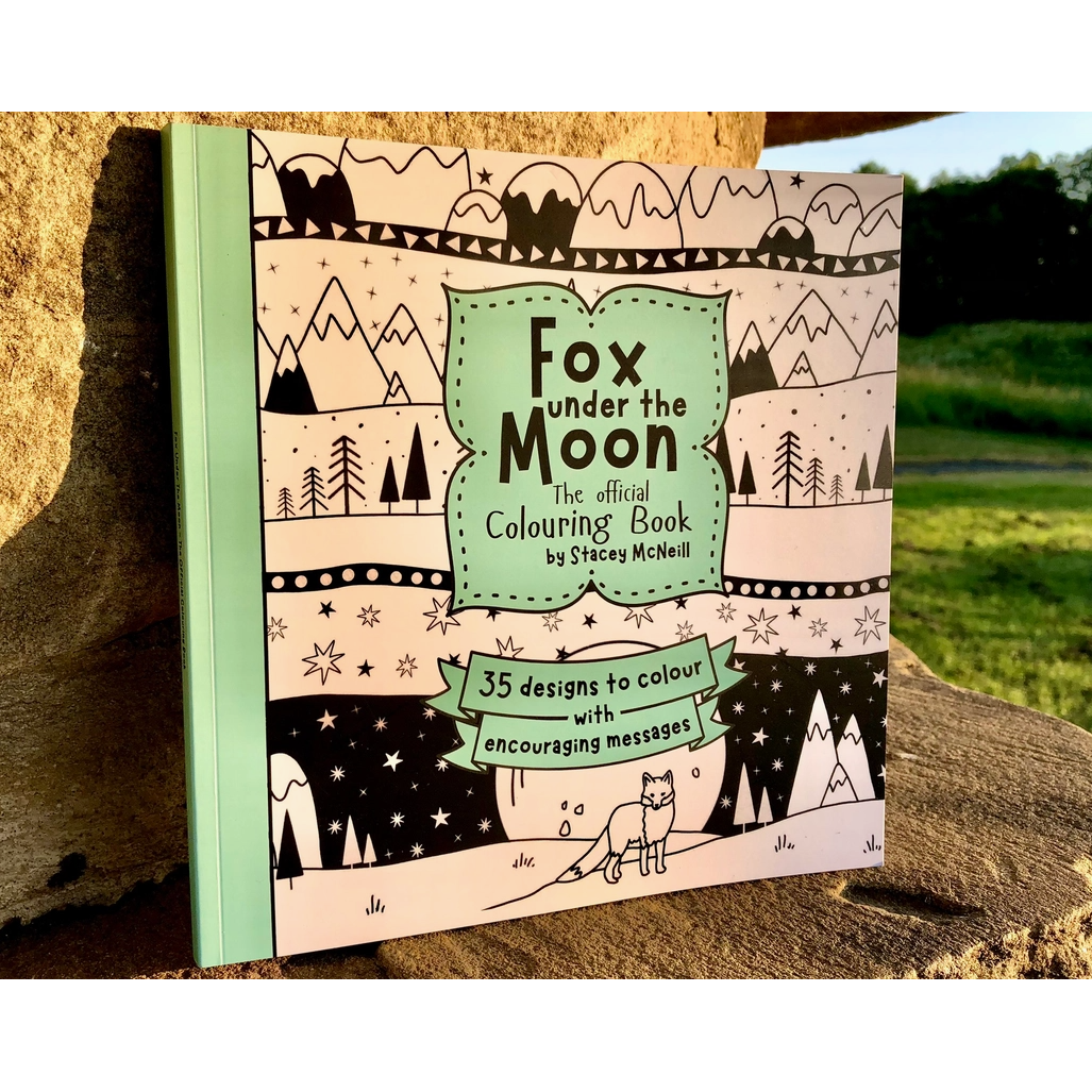 Fox Under The Moon - Official Colouring Book