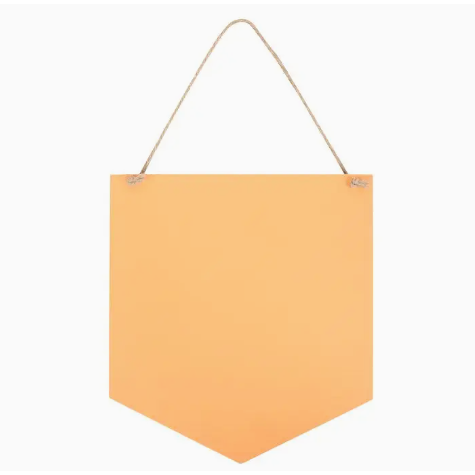 Orange Spooky Season Pastel Hanging Sign