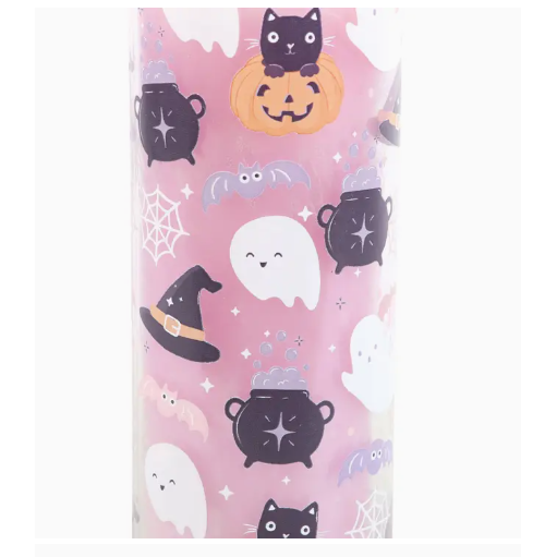 Pastel Halloween Candy Apple Tube Candle