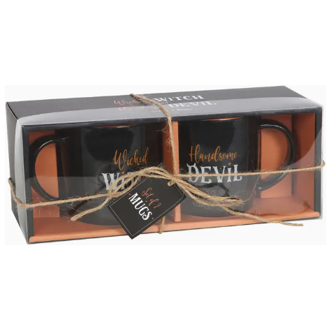 Wicked Witch and Handsome Devil Mug Set