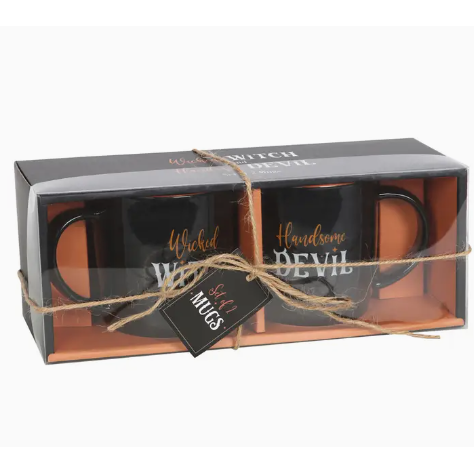 Wicked Witch and Handsome Devil Mug Set