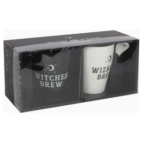 Witch and Wizards Mug and Spoon Set