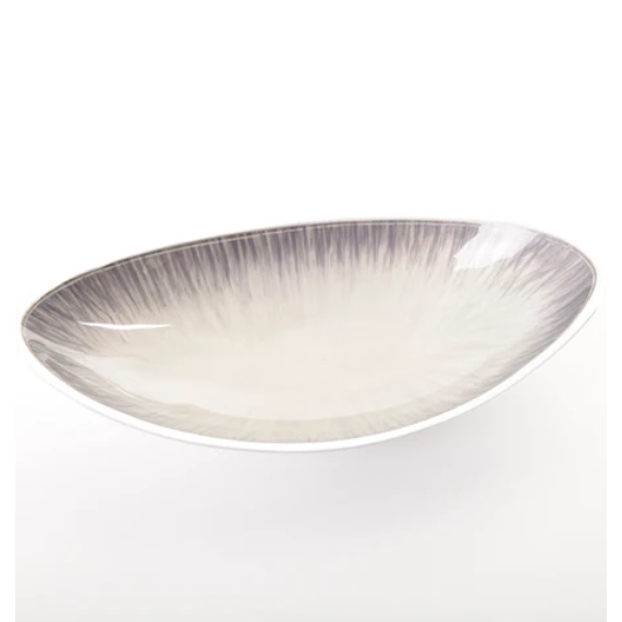 Tilnar Art Aluminium Collection - Boat Bowl Brushed Silver