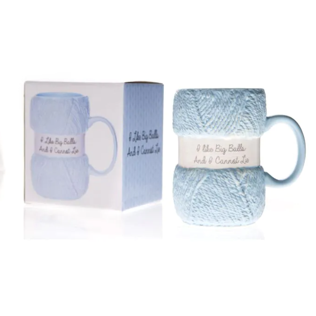 I Like Big Balls Knitting Mug