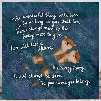 Fox Under The Moon Card - CF02 Love