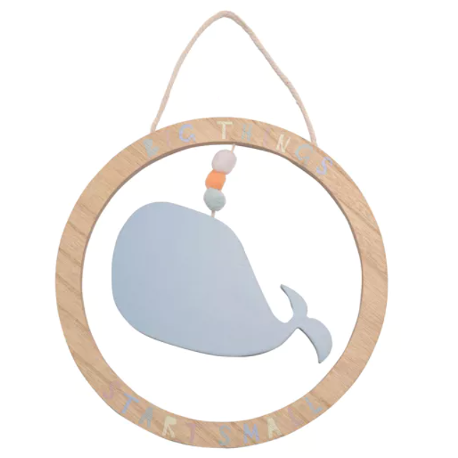 Petit Cheri Whale Plaque