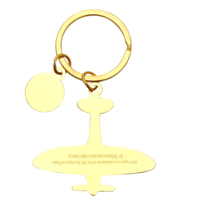 RAF Spitfire Enamel Keyring
