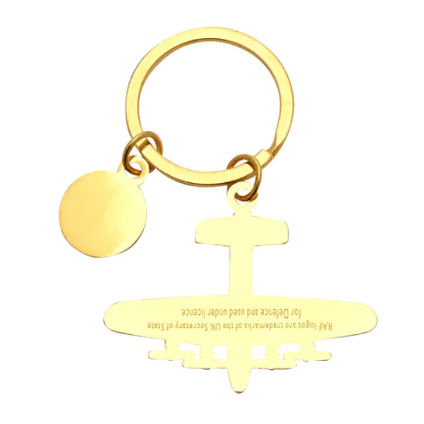 RAF Lancaster Bomber Enamel Keyring