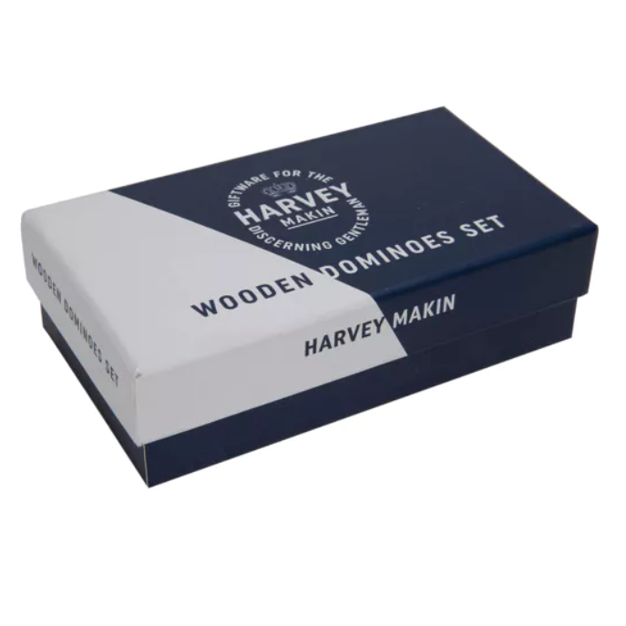 Dominoes In A Wooden Box