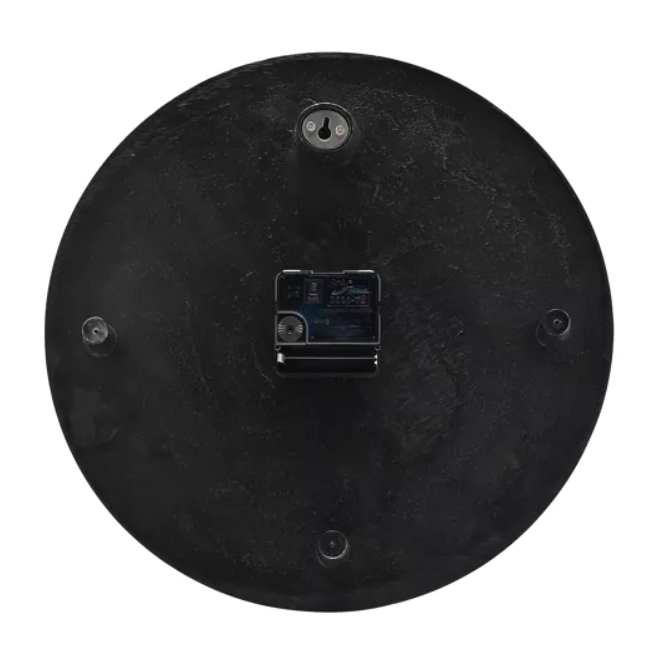 Amethyst & Gold Resin Wall Clock