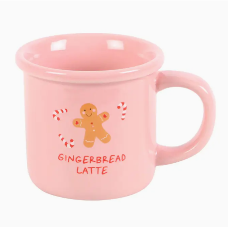 Pink Gingerbread Latte Mug