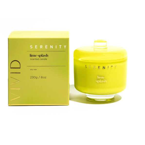 Vivid Lime Splash Candle