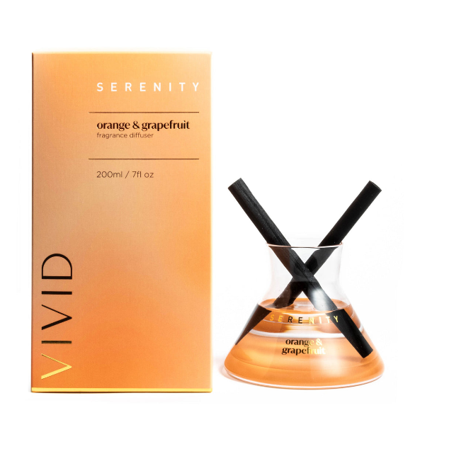 Vivid Orange and Grapefruit 200ml Diffuser