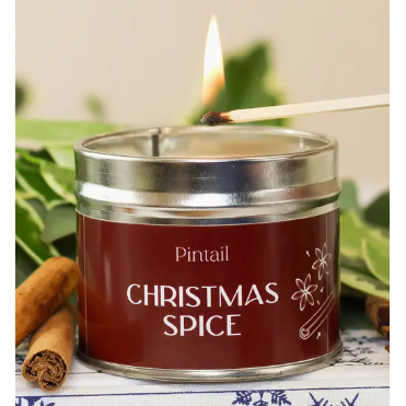 Christmas Spice Classic Tin Candle