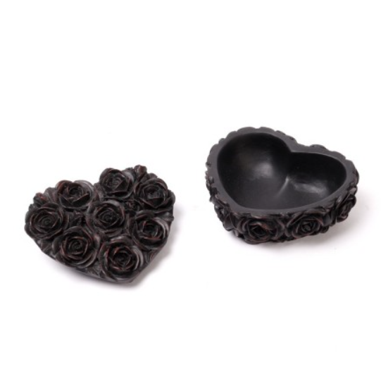Rose Heart Trinket Box