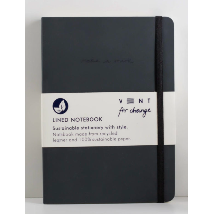 Vent for Change - Make a Mark - Notebook Lined With Closing Strap