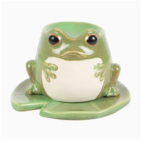 Frog on Lily Pad Oil Burner