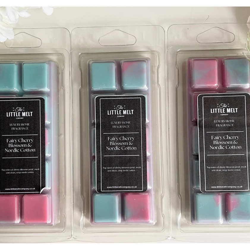 Wax Melt - Fairy Cherry Blossom and Nordic Cotton