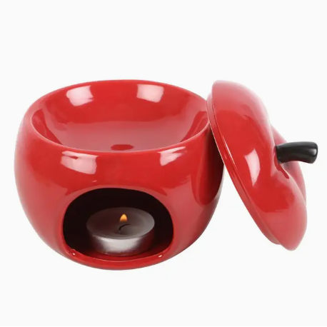 Ceramic Red Apple Oil and Waxmelt Burner