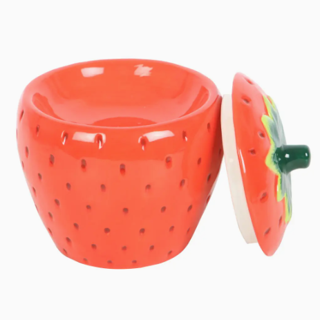 Ceramic Strawberry Oil and Waxmelt Burner
