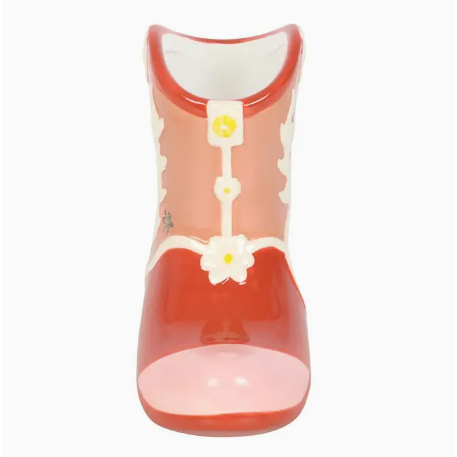 Ceramic Retro Cowboy Boot Oil and Waxmelt Burner