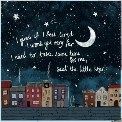 Fox Under The Moon Card - CF13 Time For Me