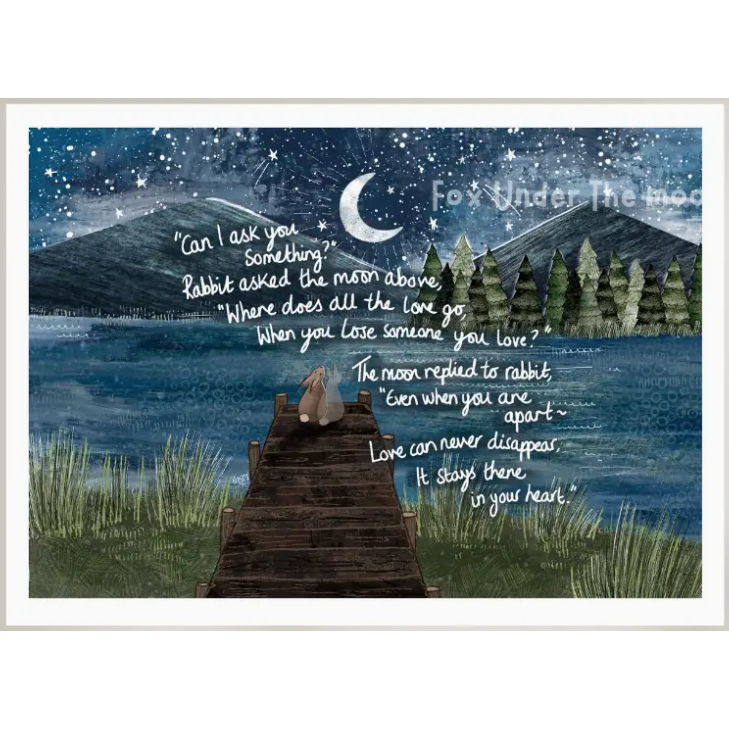 Fox Under The Moon Print - PF11 Apart