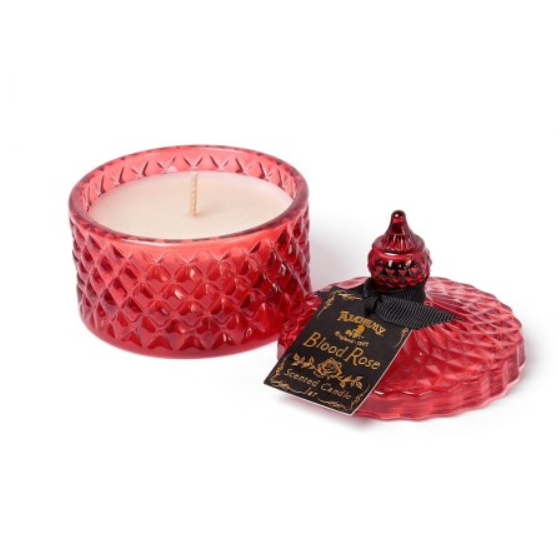 Blood Rose Small Boudoir Glass Candle
