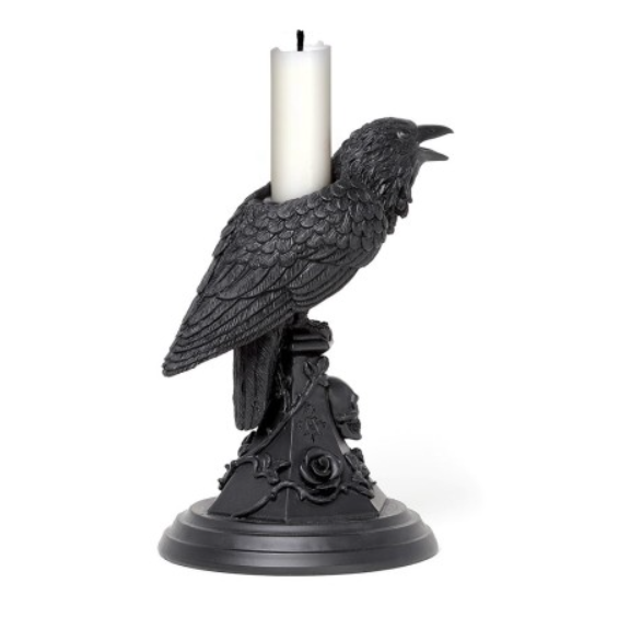 Poe's Raven Candle Stick