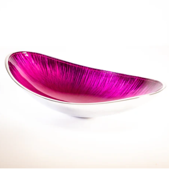 Tilnar Art Aluminium Collection - Boat Bowl Brushed Pink