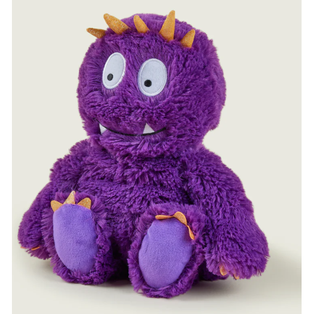 Warmies Plush Bright Purple Monster