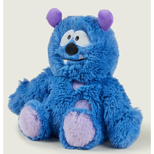 Warmies Plush Blue Monster