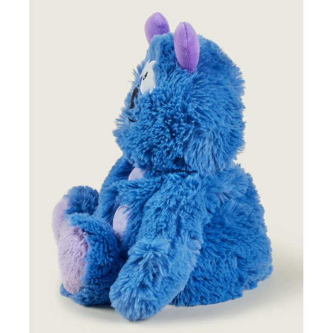 Warmies Plush Blue Monster