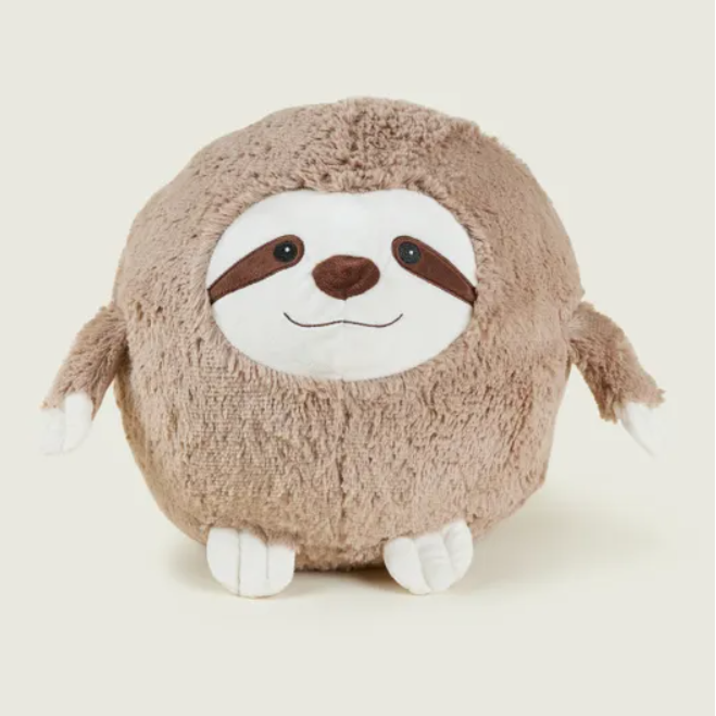 Warmies Cushies Brown Sloth