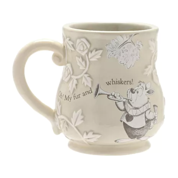Disney Alice in Wonderland White Rabbit Ceramic Mug
